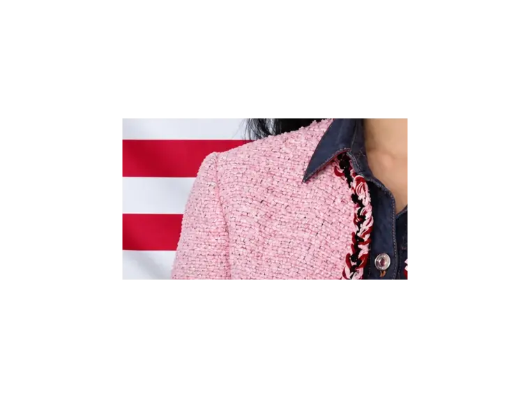 KAZUHA — BANDERA ESTADOS UNIDOS — detalle del sublimado