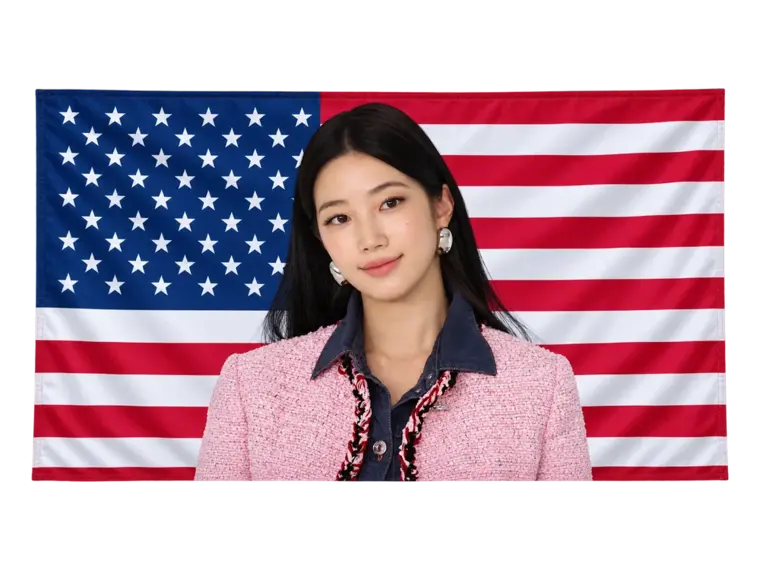 KAZUHA — BANDERA ESTADOS UNIDOS — vista completa