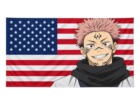 RYOMEN SUKUNA — BANDERA ESTADOS UNIDOS