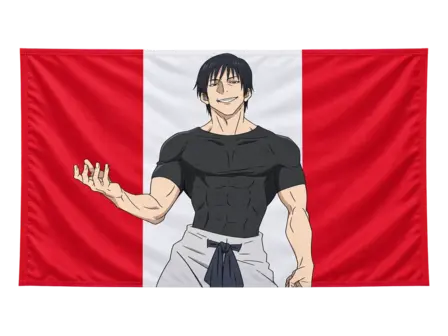TOJI FUSHIGURO — BANDERA PERÚ