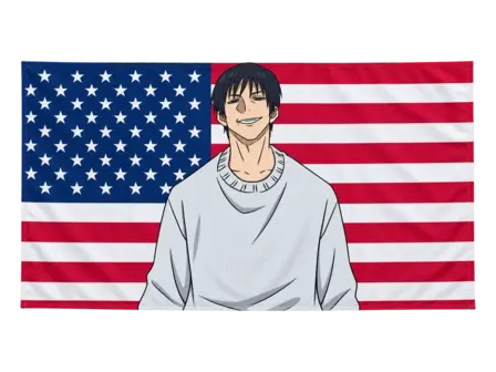 TOJI FUSHIGURO — BANDERA ESTADOS UNIDOS