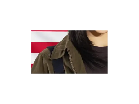 HUH YUNJIN — BANDERA ESTADOS UNIDOS — detalle del sublimado