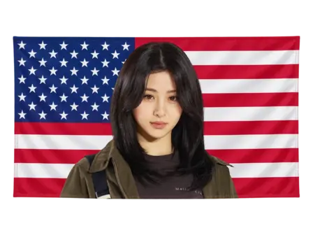HUH YUNJIN — BANDERA ESTADOS UNIDOS