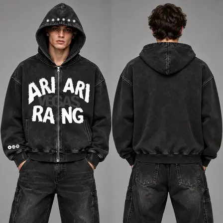 ARI ARI RANG VEGAS - ZIP HOODIE — modelo
