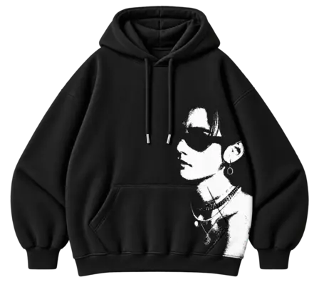 V - Black (HOODIE)