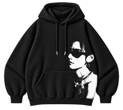 V - Black (HOODIE)