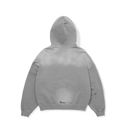 Hoodie Gray del Set-up — posterior
