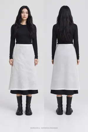 Layered Skirt — modelo