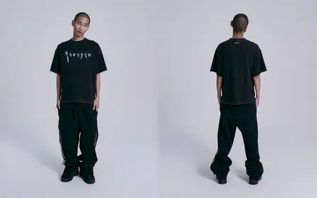 S/S Photo T-Shirt Black — modelo