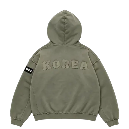 Zip-up Hoodie Korea — posterior