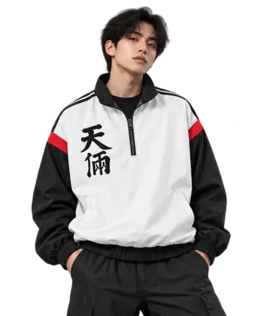 CHEONLIANG - QUARTER ZIP — modelo