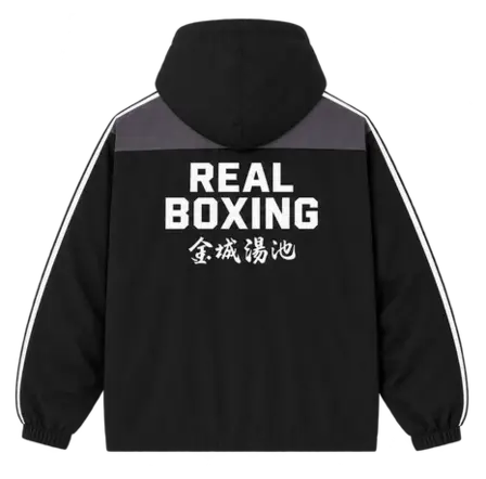 ZACK LEE - REAL BOXING (HOODIE) — posterior