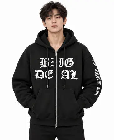 BIG DEAL - ZIP HOODIE — modelo