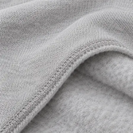 Hoodie Gray del Set-up — muestra de tela
